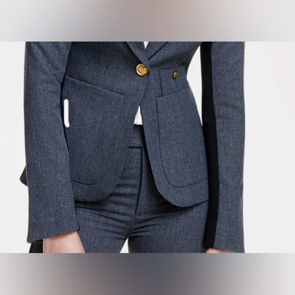Patch Pocket Grey Smythe Blazer. - image 2